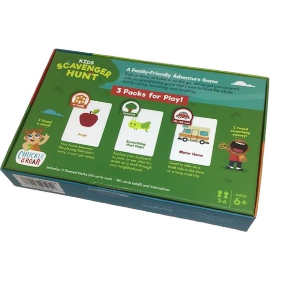 Kids Scavenger Hunt 3 Pk Cards Hunt Search Home Outside Travel Car Game Family - Picture 5 of 5